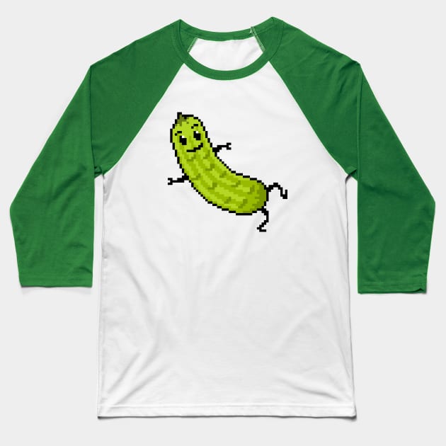 Pixel Pickle Baseball T-Shirt by DaTacoX